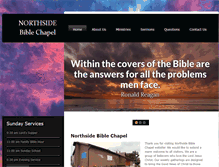 Tablet Screenshot of northsidebiblechapel.com